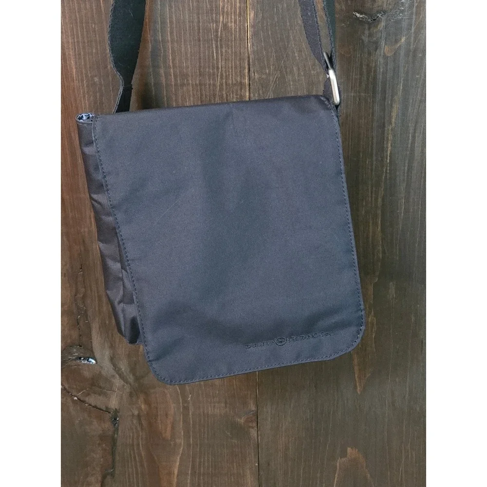 Duluth Trading Co Black Nylon Crossbody Messenger‎ Bag Organizer Travel Pouch